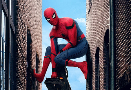 2017 Spiderman Homecoming Study Time, HD wallpaper HD wallpaper