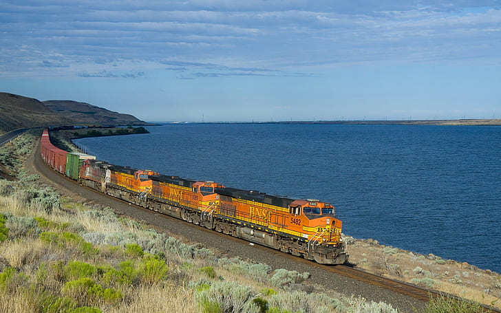 train freight train diesel locomotives transport, HD wallpaper
