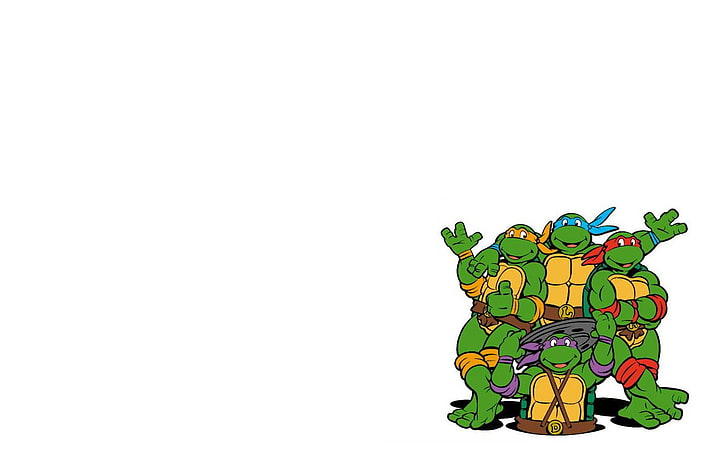 Comics, TMNT, Donatello (TMNT), Leonardo (TMNT), Michelangelo (TMNT), Raphael (TMNT), HD wallpaper
