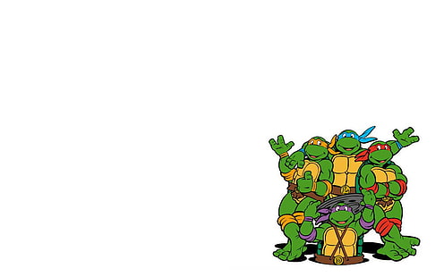 การ์ตูน, TMNT, Donatello (TMNT), Leonardo (TMNT), Michelangelo (TMNT), Raphael (TMNT), วอลล์เปเปอร์ HD HD wallpaper