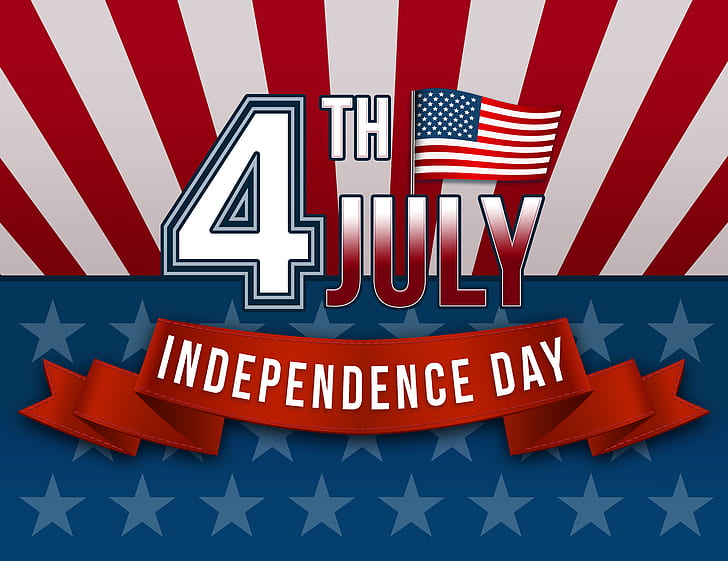 Festività, 4 luglio, bandiera americana, Sfondo HD