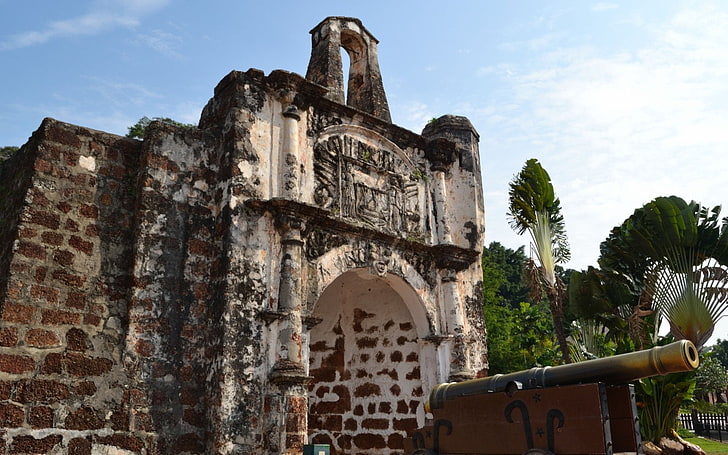 İnsan Yapımı, Malacca Famosa Kalesi, HD masaüstü duvar kağıdı