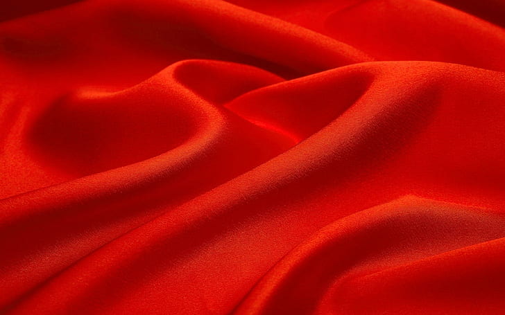 Red silk, red textile, photography, 1920x1200, silk, fabric, HD wallpaper