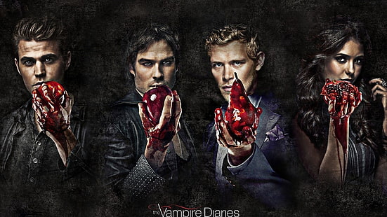Vampire Diaries tapet, TV-show, The Vampire Diaries, HD tapet HD wallpaper