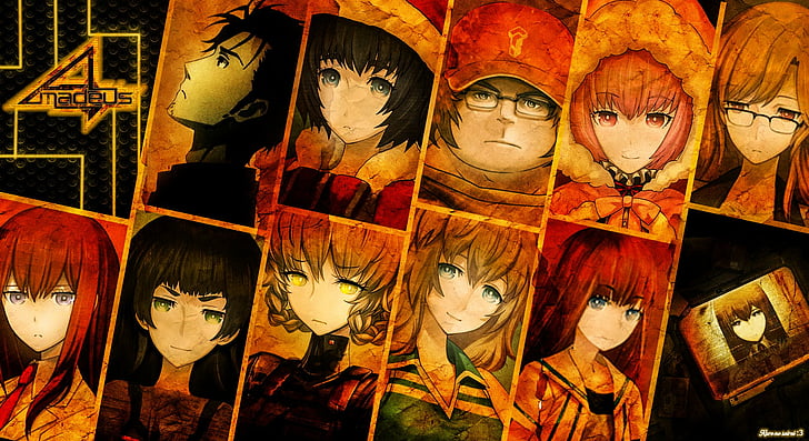 Time Travel Numbers Anime Steins Gate Hd Wallpaper Wallpaperbetter