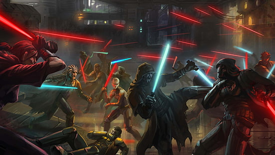 Guerra nas Estrelas, Jedi, Sith, Guerra nas Estrelas: Cavaleiros da República Velha, HD papel de parede HD wallpaper