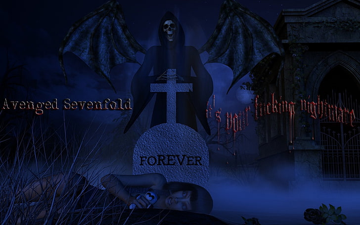 Avenged Sevenfold digitale Tapete, Band (Musik), Avenged Sevenfold, Hard Rock, Schwermetall, Metal, Nu Metal, HD-Hintergrundbild