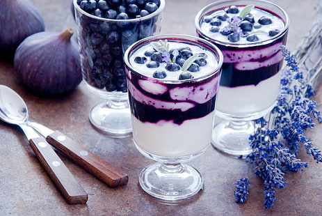 Minuman, Koktail, Bilberry, 2 kue blueberry pada stoples, foto, Minuman, Cocktail, Bilberry, Blueberry, Gambar, Kaca, Makanan, Wallpaper HD HD wallpaper