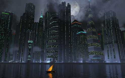 Gotham City, HD masaüstü duvar kağıdı HD wallpaper