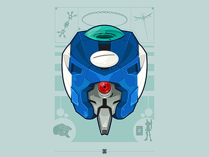 Neon Genesis Evangelion, EVA Unit 00, anime, robot, Wallpaper HD HD wallpaper