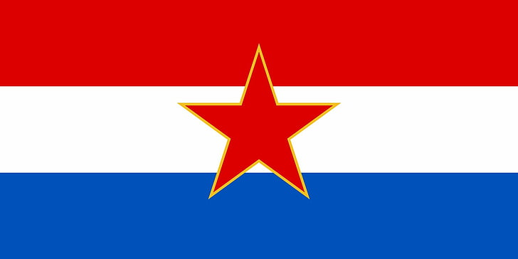 2000px flag, Хорватия svg, республика, социалистическая, HD обои