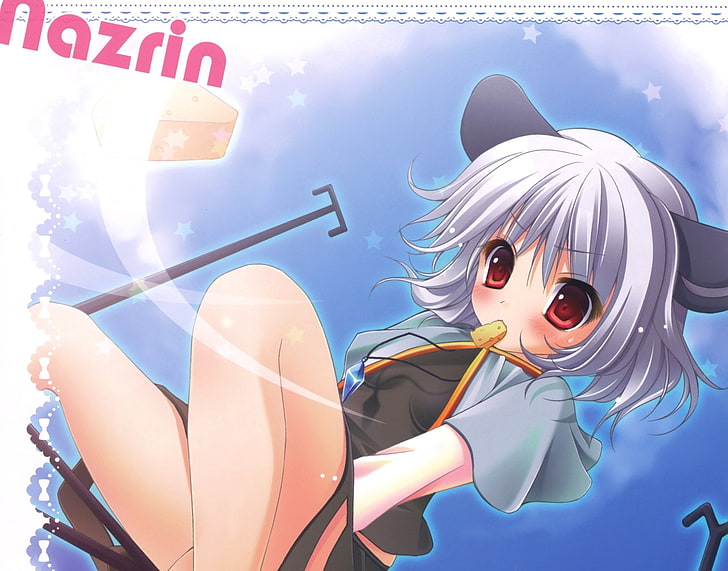 Anime, Touhou, Nazrin (Touhou), HD wallpaper