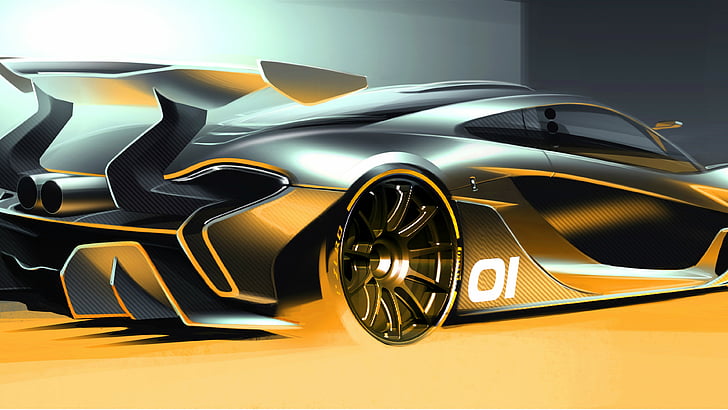 McLaren P1, supercar, McLaren, luxury cars, sports car, hybrid, P1 GTR, concept, review, HD wallpaper