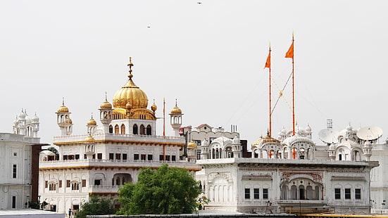 Tempel, Harmandir Sahib, Amritsar, Golden Temple, Indien, HD tapet HD wallpaper