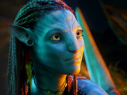 Neytiri ที่สวยงามใน Avatar, neytiri จาก avatar, beautiful, avatar, neytiri, วอลล์เปเปอร์ HD HD wallpaper