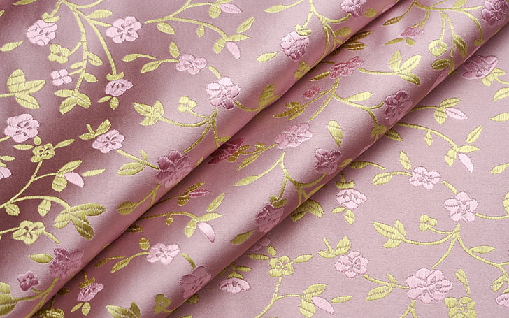 brown textile, fabric, pattern, background, silk, bending, HD wallpaper