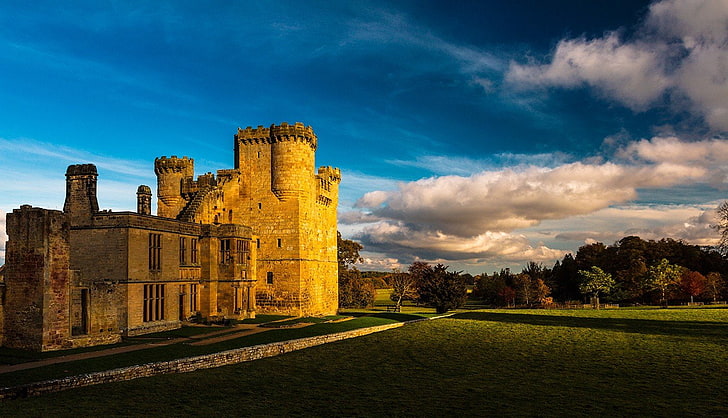 alnwick castle castle northumberland england, HD wallpaper