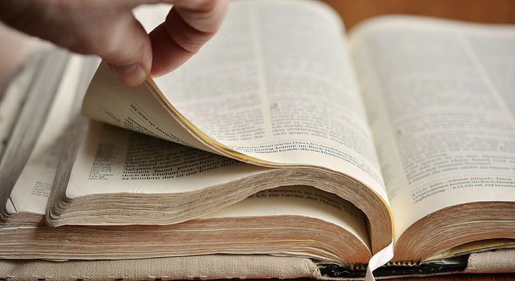 Alkitab, buku, halaman buku, isi, kekristenan, pendidikan, tepi emas, tahu, belajar, halaman, kertas, bernada, membaca, belajar, Wallpaper HD