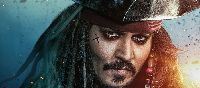 4k, Pirates of the Caribbean: Dead Men Tell No Tales, 8k, Johnny Depp, HD tapet HD wallpaper