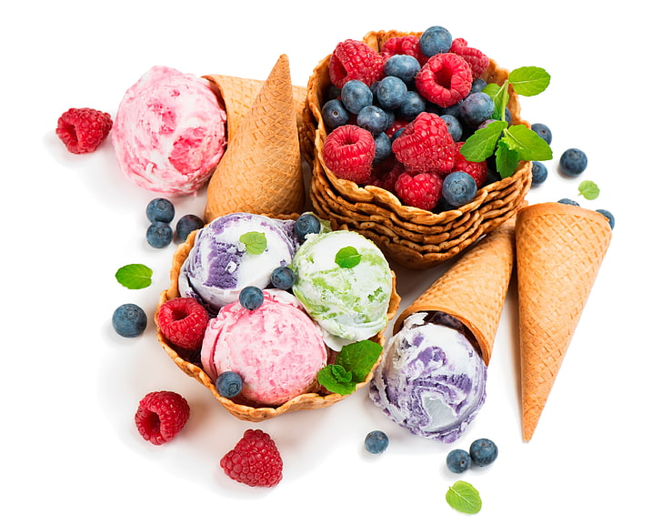 ice cream 4k cool background picture, HD wallpaper
