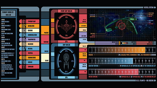 Star Trek, LCARS, Wallpaper HD HD wallpaper