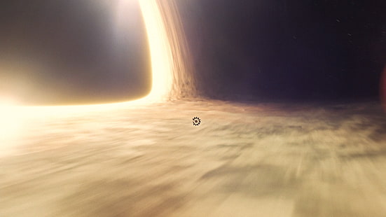 Interstellare (film), immagini fisse di film, Gargantua, buchi neri, film, Sfondo HD HD wallpaper