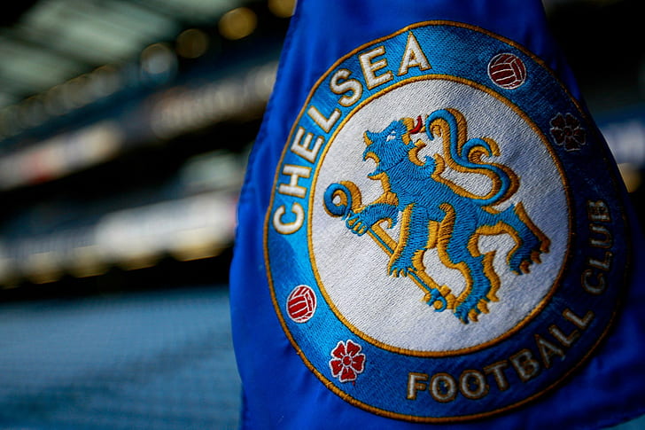 logo, Blues, Champions, Chelsea FC, HD tapet