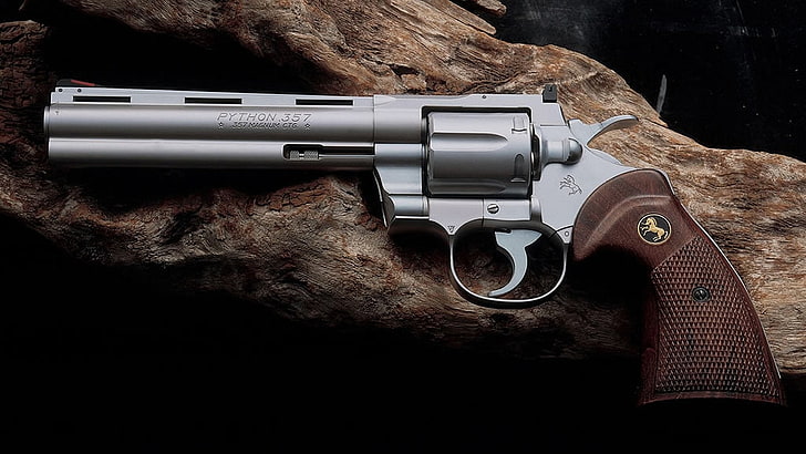 Waffen, Colt Python Revolver, HD-Hintergrundbild