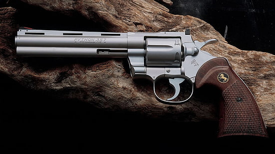 Waffen, Colt Python Revolver, HD-Hintergrundbild HD wallpaper