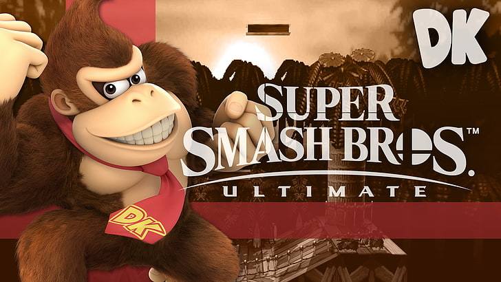 لعبة فيديو ، Super Smash Bros. Ultimate ، Donkey Kong، خلفية HD