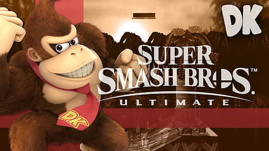 Videogame, Super Smash Bros. Ultimate, Donkey Kong, HD papel de parede HD wallpaper