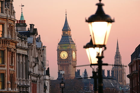 Inggris, London, Big-Ben, Perjalanan, Pariwisata, Wallpaper HD HD wallpaper