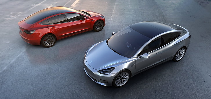 Tesla Motors, Elektroauto, Modell 3, HD-Hintergrundbild