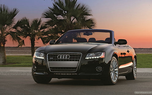 2011 Audi A5 Cabriolet, red audi convertible coupe, 2011, audi, cabriolet, cars, HD wallpaper HD wallpaper