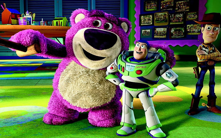 Toy Story, leksaker, animation, lotso, buzz, HD tapet