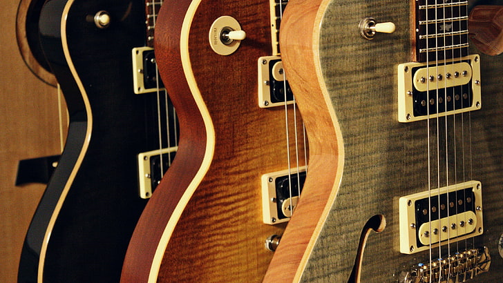 ギブソンレスポールギター 黒と茶色のエピフォンエレキギター 音楽 19x10 ギター ギブソンレスポール Hdデスクトップの壁紙 Wallpaperbetter