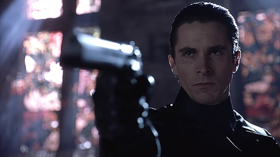Gleichgewichtspistolen Christian Bale Screenshots Schauspieler 1920x1080 Menschen Schauspieler HD Art, Pistols, Equilibrium, HD-Hintergrundbild HD wallpaper