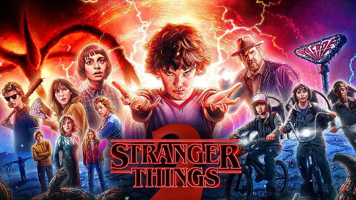 Stranger Things สิบเอ็ดสีสันทีวีอาร์ตเวิร์ค, วอลล์เปเปอร์ HD