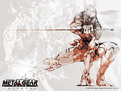 Fondo de pantalla de Metal Gear, Videojuego, Metal Gear Solid: Integral, Grey Fox (Metal Gear), Metal Gear Solid, Fondo de pantalla HD HD wallpaper