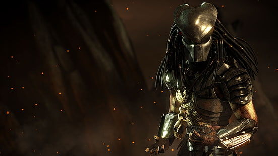 Maske, Alien, Dreadlocks, Predator, DLC, NetherRealm Studios, Mortal Kombat X, mkx, HD-Hintergrundbild HD wallpaper