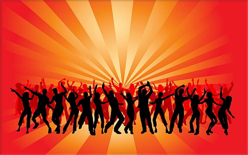 Disco Dancing Girls And Boys Night Club Disco Music Desktop Backgrounds Hd 3840х2400, HD wallpaper HD wallpaper