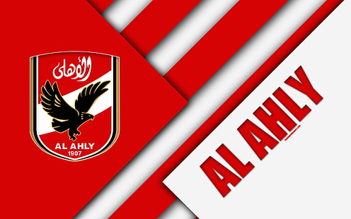 Calcio, Al Ahly SC, emblema, logo, Sfondo HD HD wallpaper