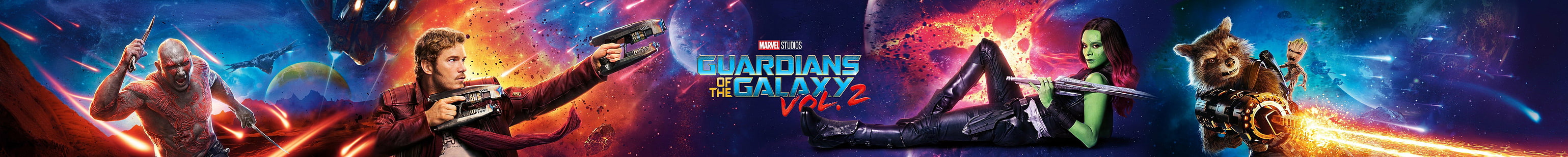Baby Groot و Drax The Destroyer و Gamora و Groot و Guardians Of The Galaxy و Guardians of the Galaxy Vol. 2 ، Marvel Cinematic Universe ، Rocket Raccoon ، Star Lord ، Ultra ، واسع، خلفية HD HD wallpaper