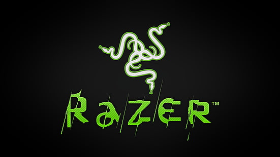 Razer, Logo, Typografie, Farbverlauf, HD-Hintergrundbild HD wallpaper