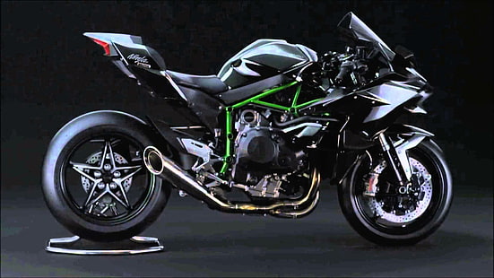 kawasaki, kawasaki Ninja, motocykl, sporty motorowe, ninja H2, Tapety HD HD wallpaper