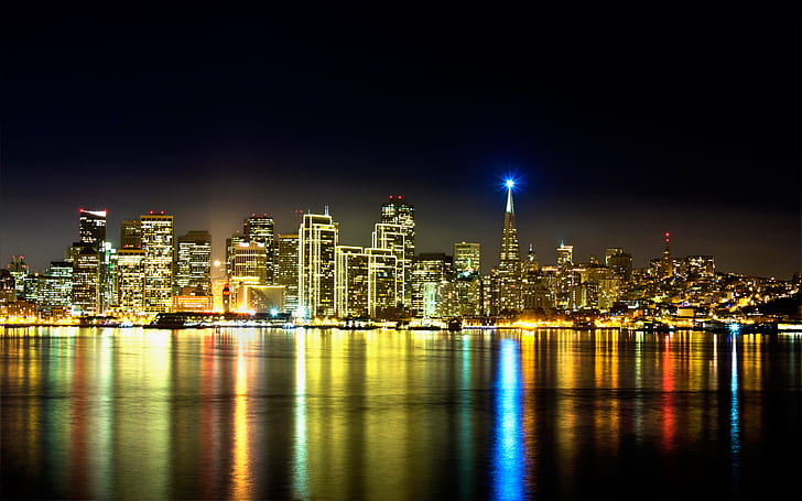 San Francisco Skyline, francisco, skyline, Wallpaper HD