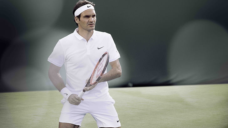Роджър Федерер, тенисист, швейцарец, 4K, 8K, HD тапет