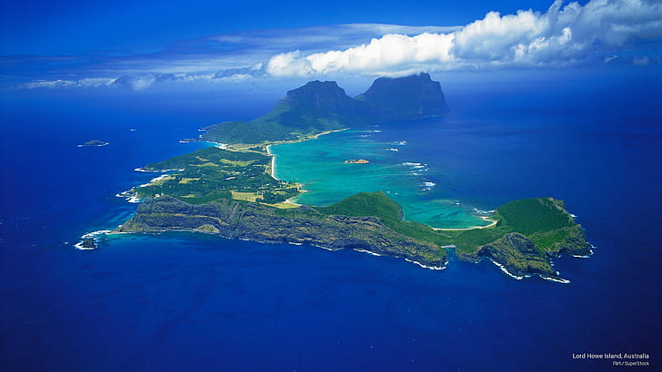 Île Lord Howe, Australie, Océanie, Fond d'écran HD