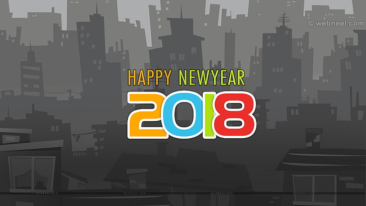 2560x1440 px, Happy New Year 2018, Happy New Year s, Hd New Years s, New Year, Santa, HD wallpaper
