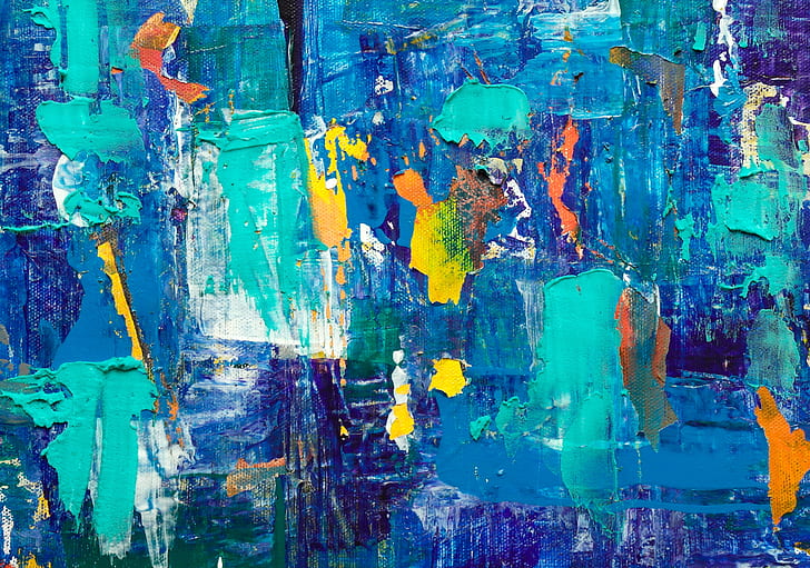 abstraction, paint, canvas, strokes, brush strokes, HD wallpaper